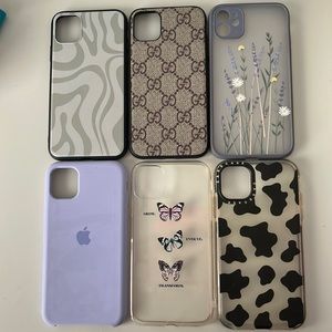 6 APPLE IPHONE 11 CASES